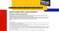 Desktop Screenshot of mojejazyky.com